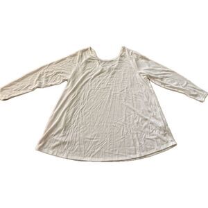 Sejour Tie Back White Blouse Women’s Size 0X